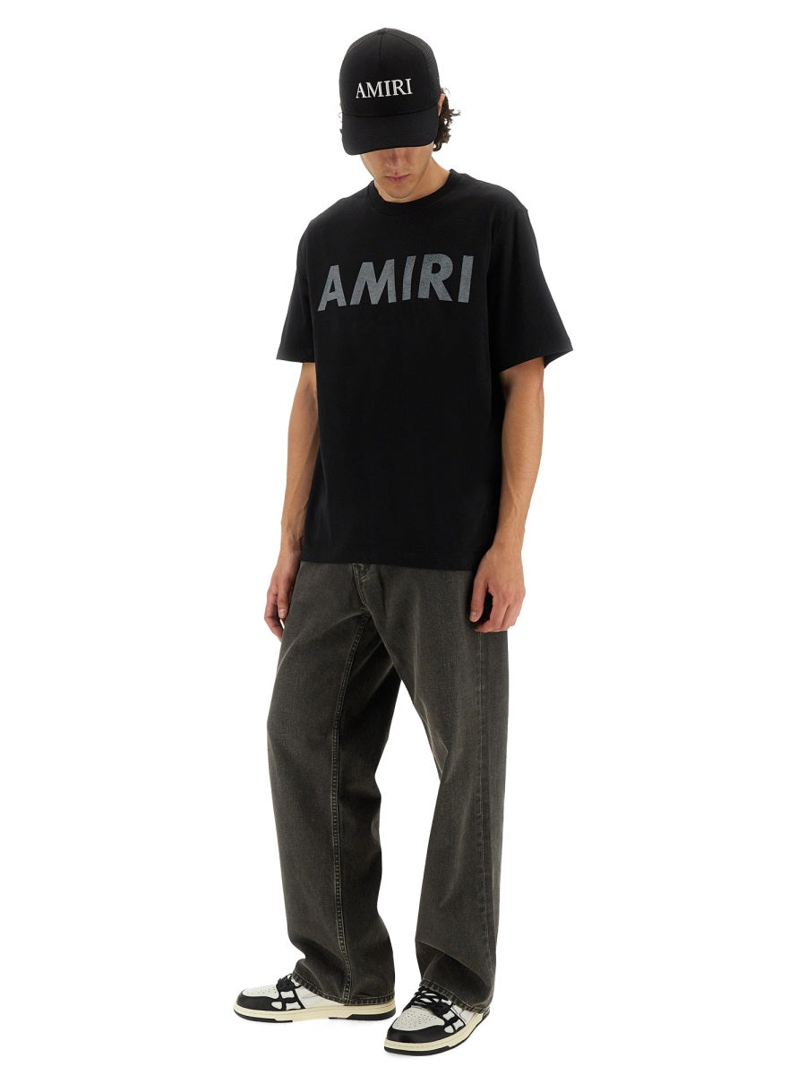 Amiri Men Amiri Stencil Print T-Shirt