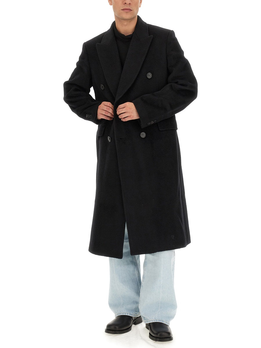 Our Legacy Men Double-Breasted Coat "Whale"