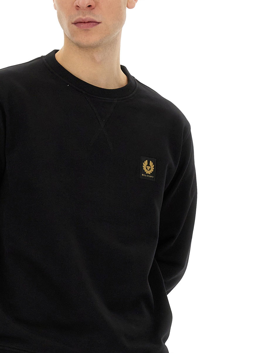 Belstaff Men Sweatshirt With Logo Patch