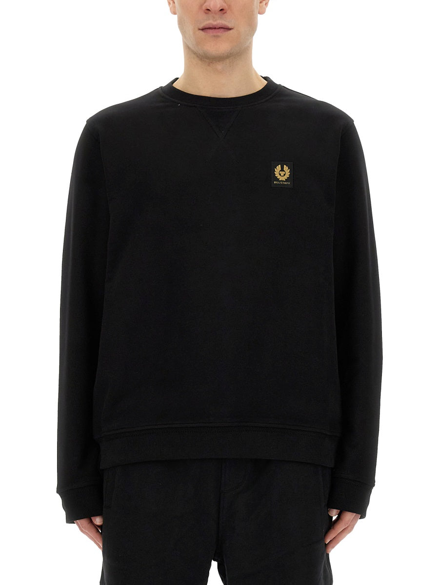 Belstaff Men Sweatshirt With Logo Patch