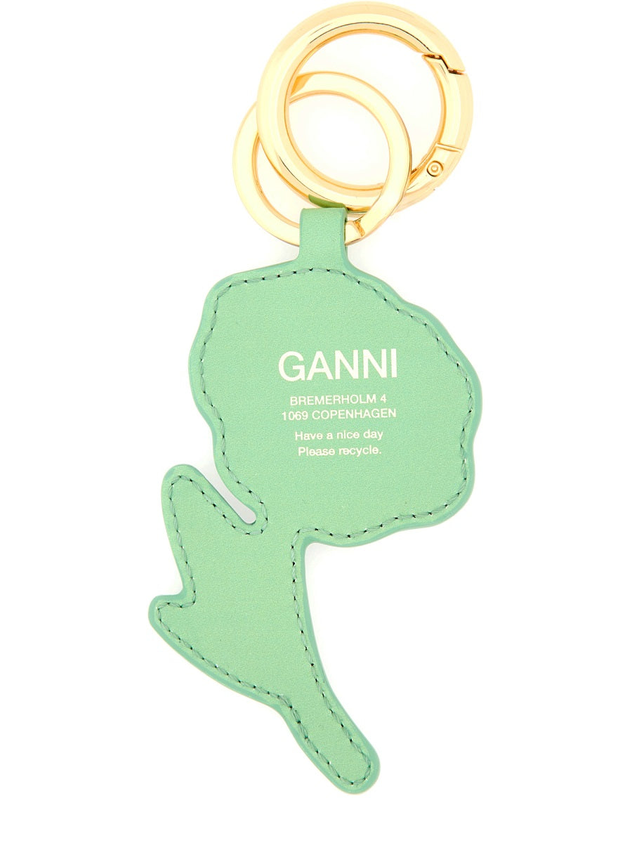 Ganni Women Keychain "Flower"