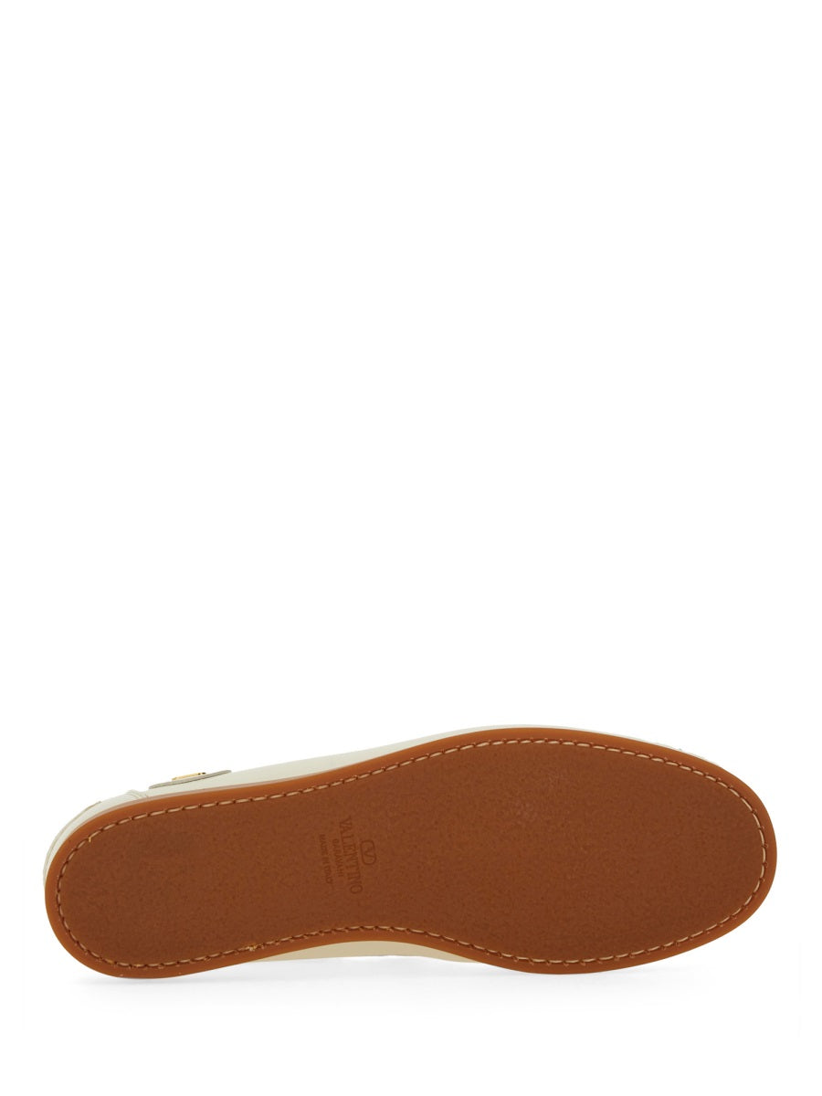 Valentino Garavani Men "Palm Avenue" Boat Moccasin