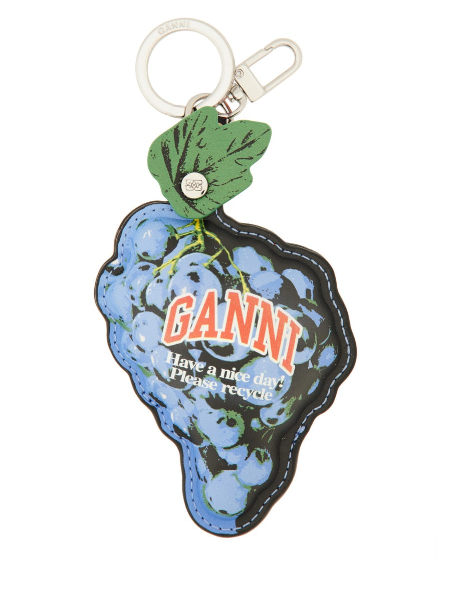 Ganni Women Keychain "Grape"