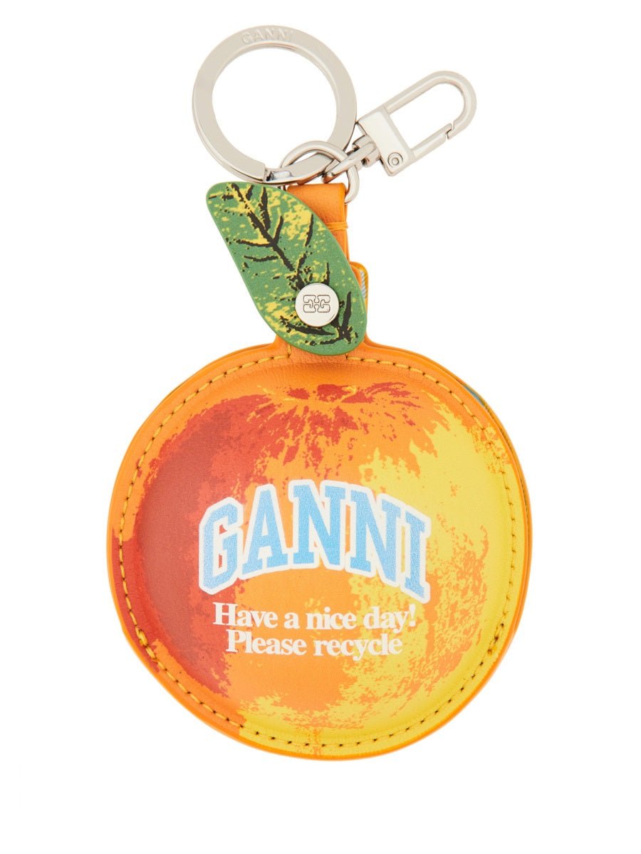Ganni Women Keychain "Apple"