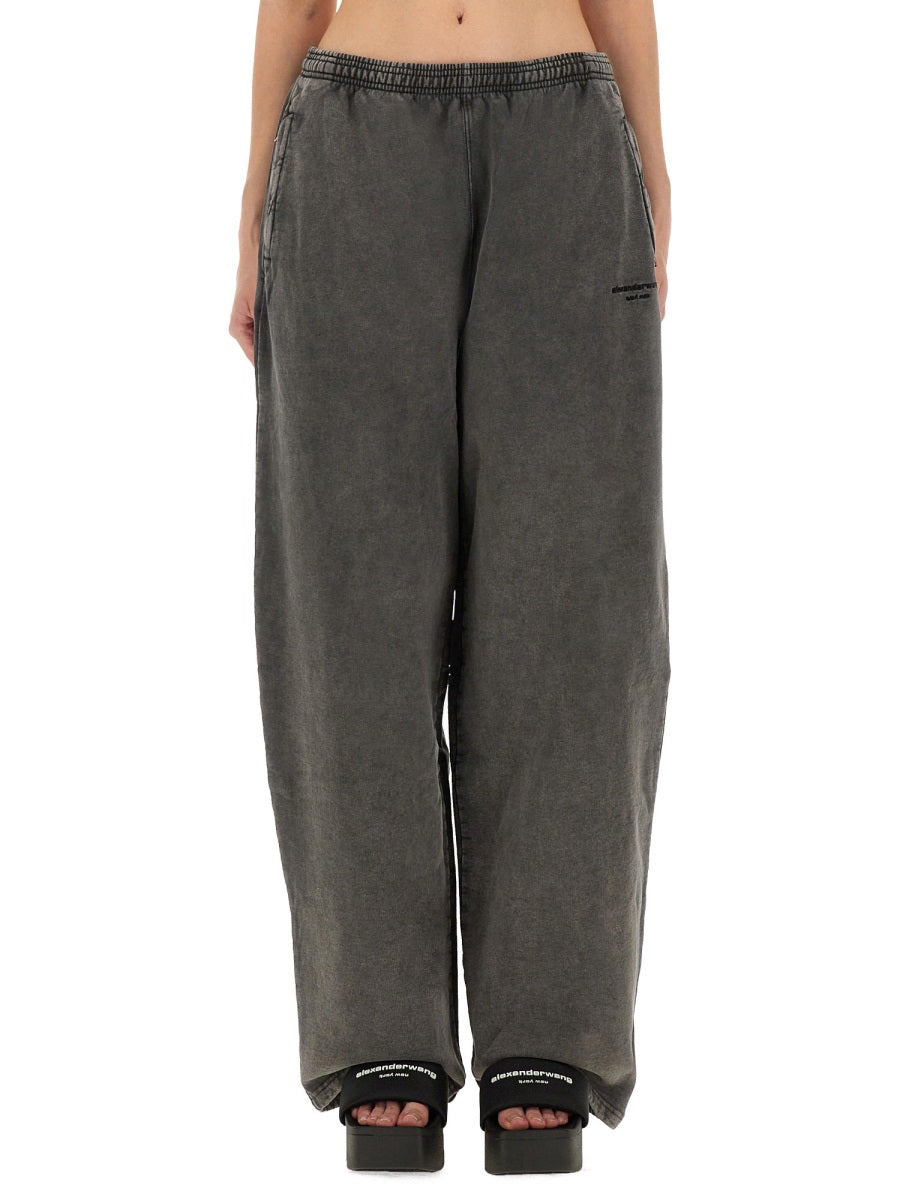 Alexander Wang Women Sports Pants "Articulated Leg"