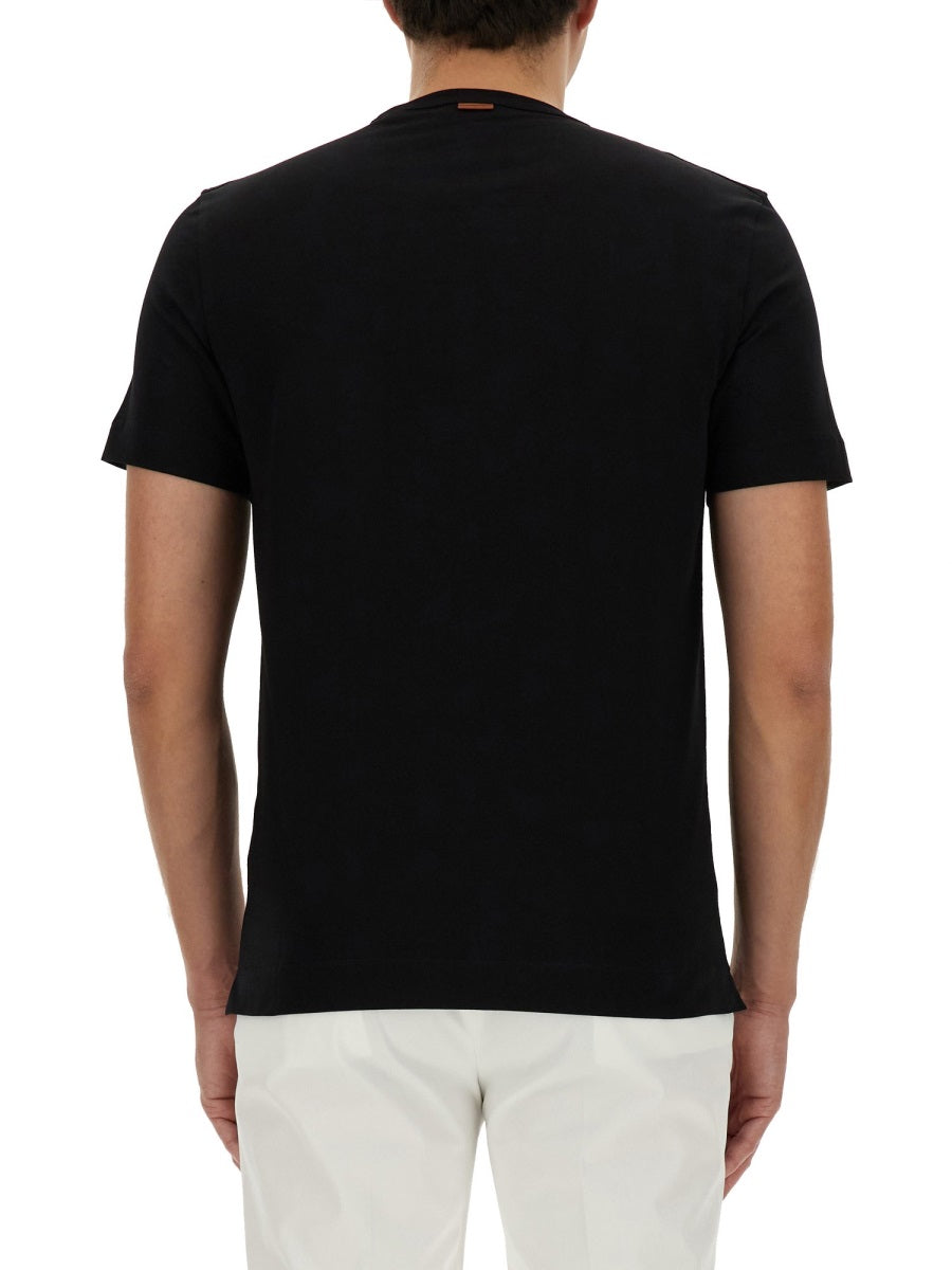 Zegna Men T-Shirt With Logo
