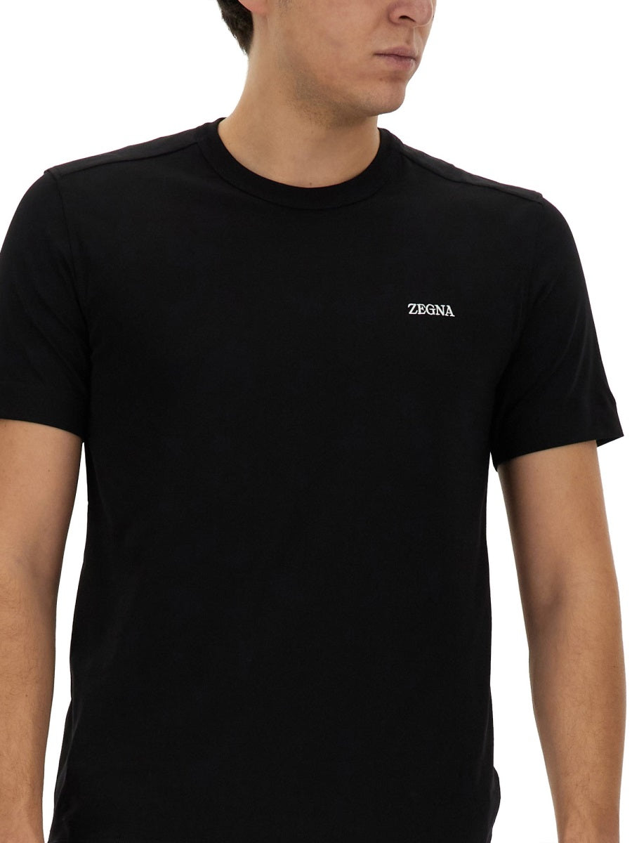 Zegna Men T-Shirt With Logo