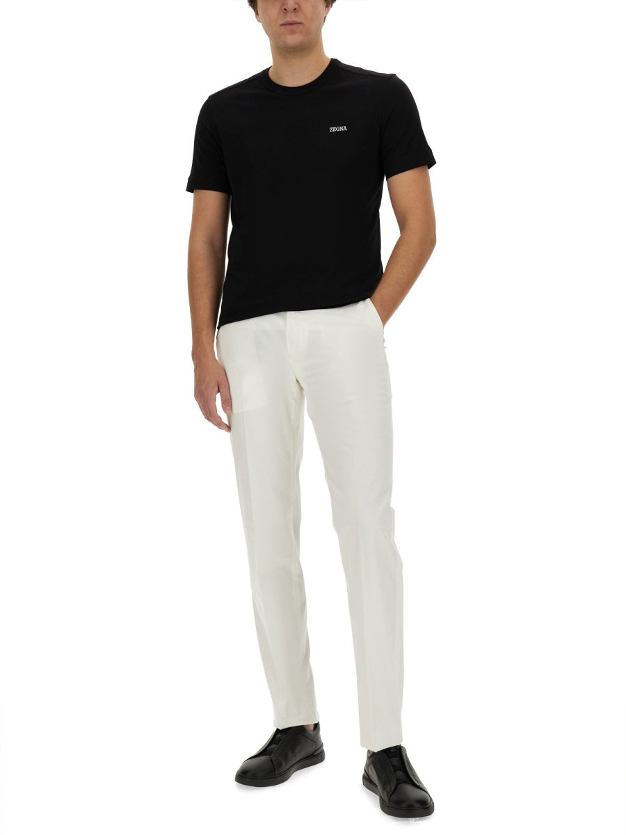Zegna Men T-Shirt With Logo