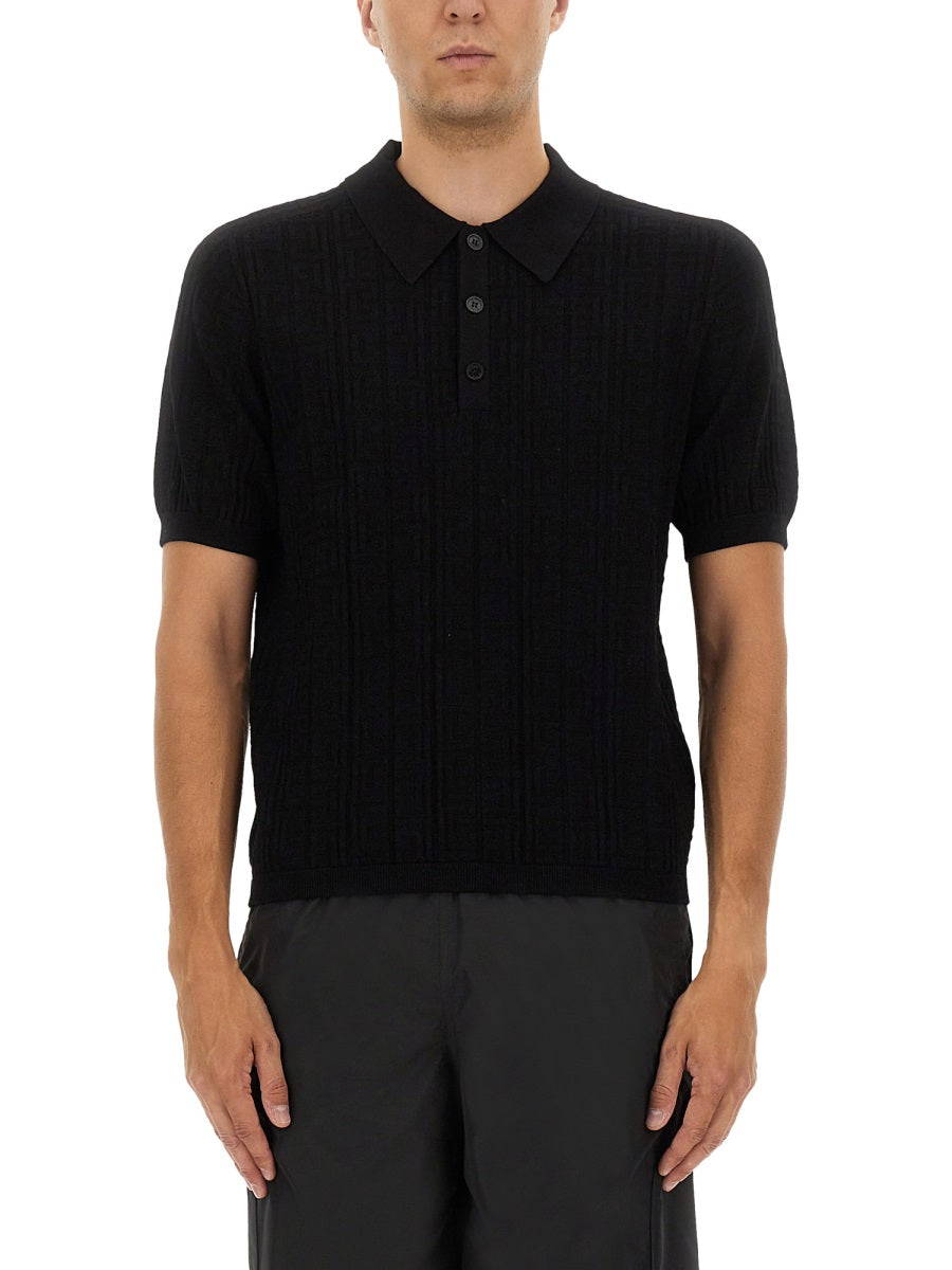 Balmain Men Knitted Polo.