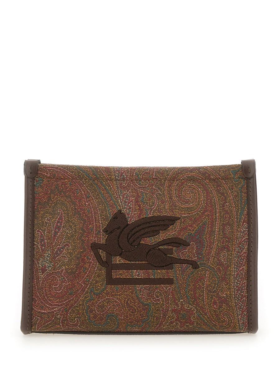 Etro Women Pouch "Arnica" With Pegasus