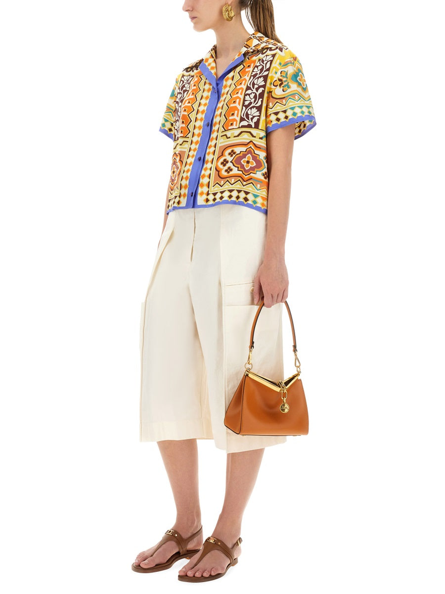 Etro Women Printed Silk Shirt