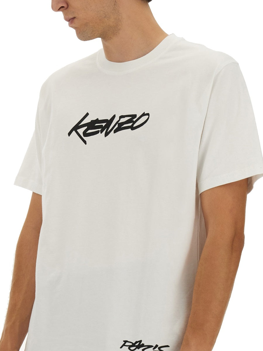 Kenzo Men Kenzo Futura Print T-Shirt