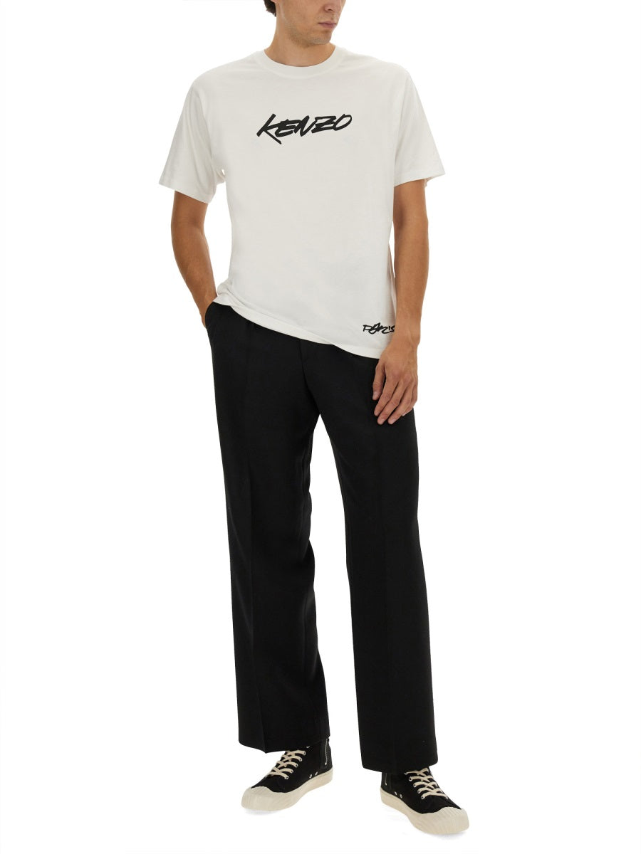 Kenzo Men Kenzo Futura Print T-Shirt