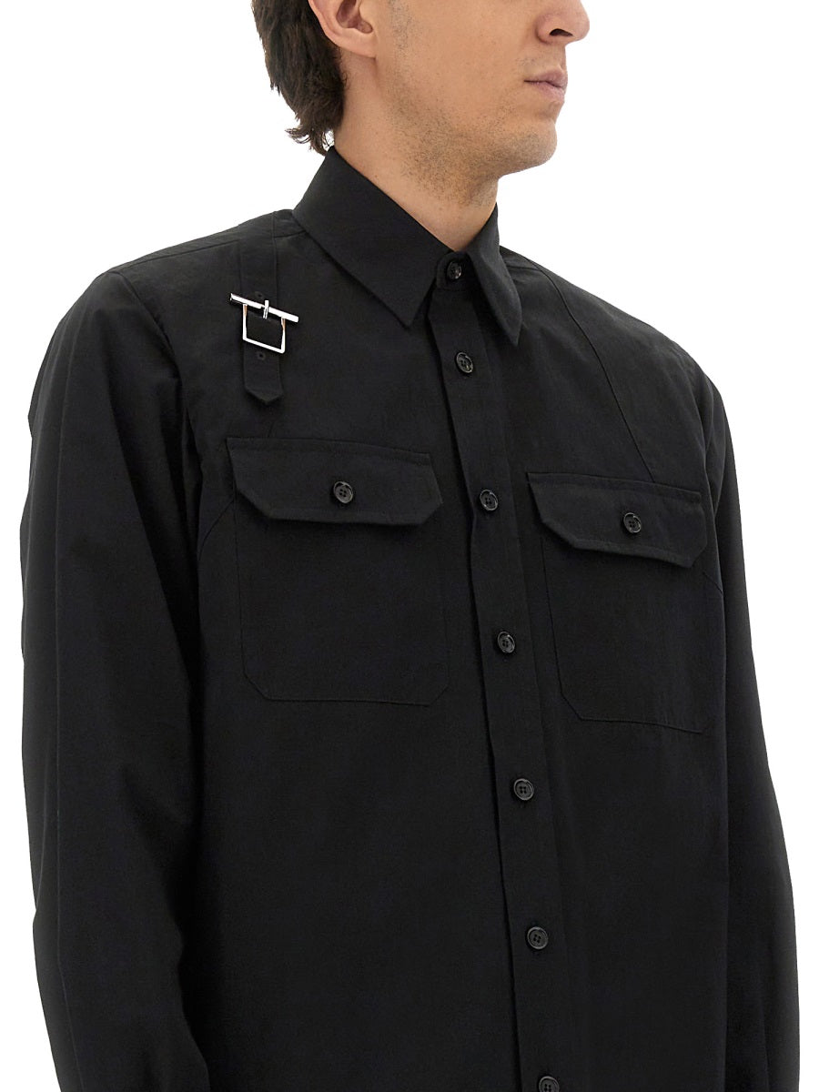Alexander Mcqueen Men Jacket-Shirt "Harness"