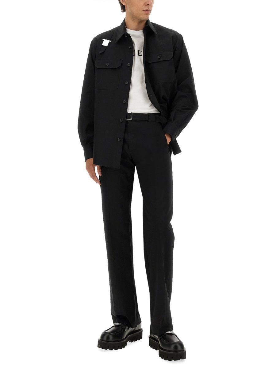 Alexander Mcqueen Men Jacket-Shirt "Harness"