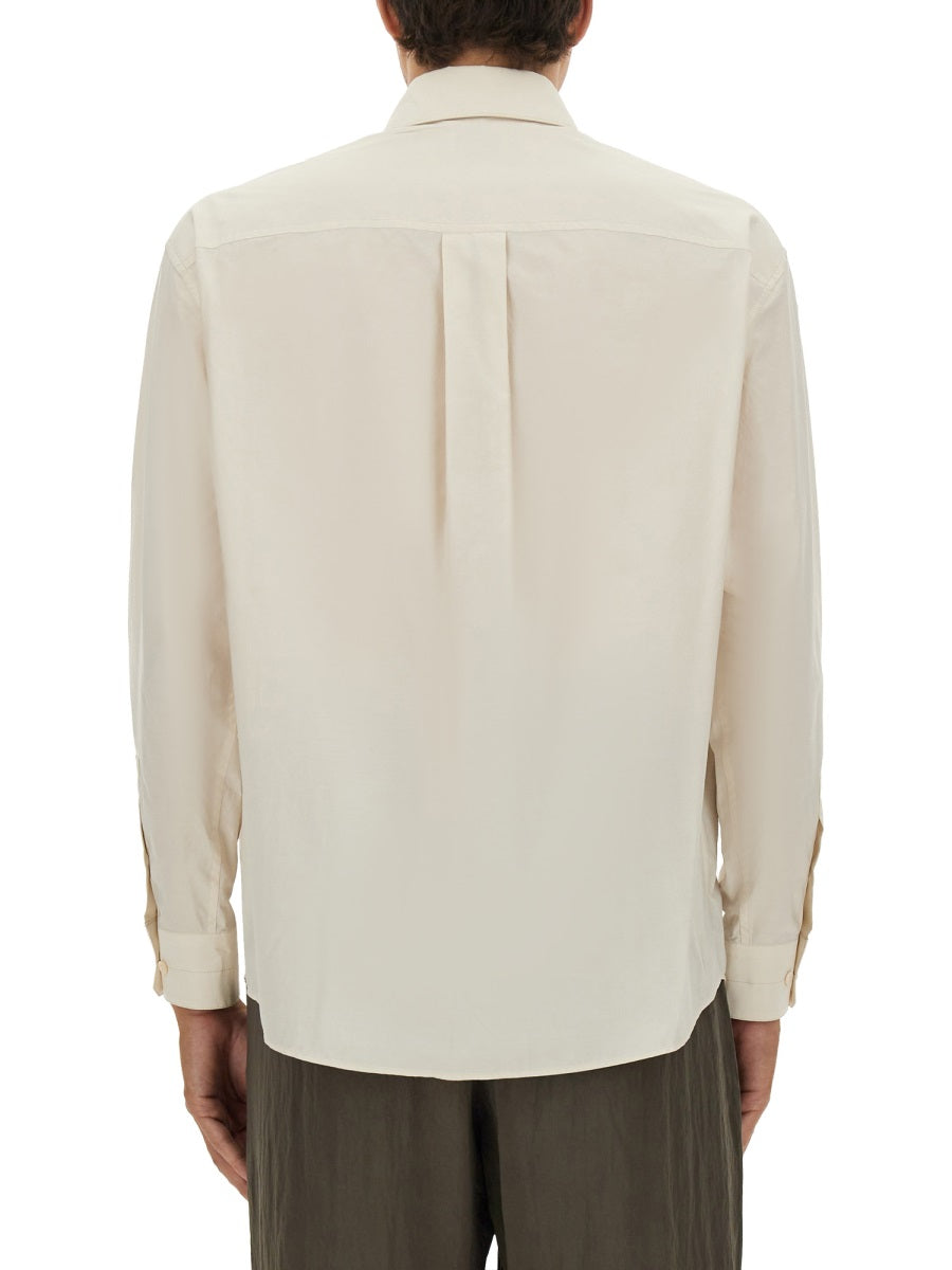 Lemaire Men Cotton And Silk Shirt