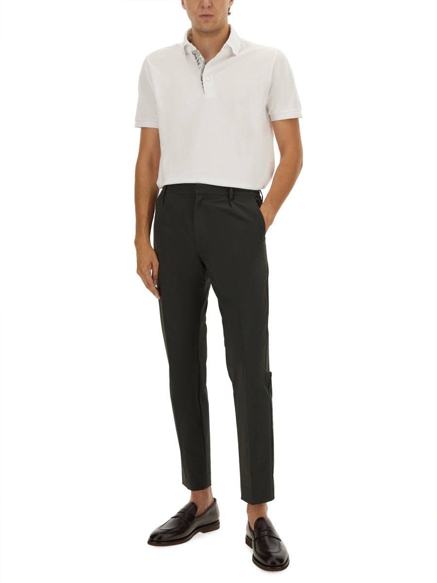 Etro Men Polo Shirt With Embroidered Pegasus