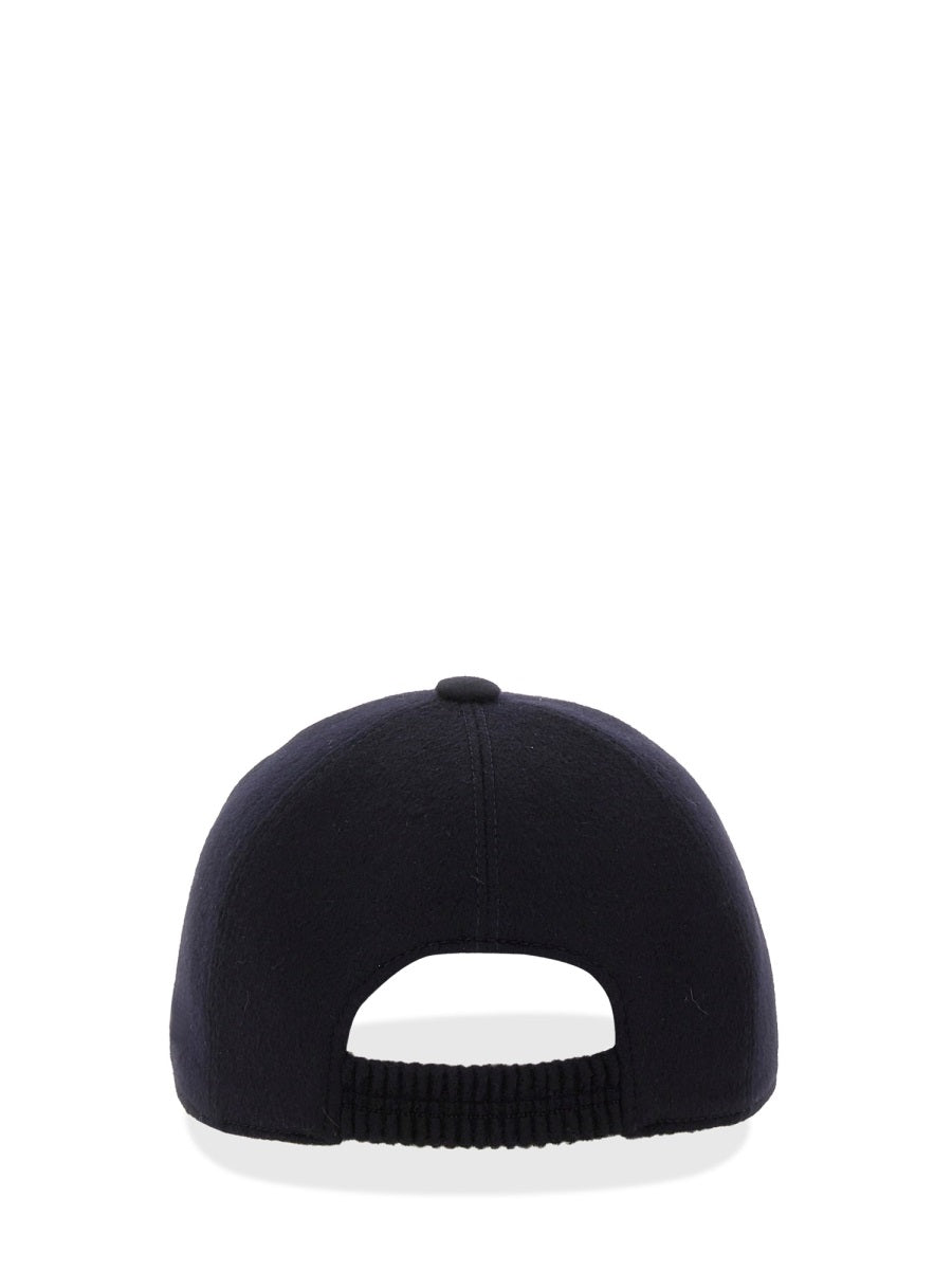 Zegna Men Baseball Hat With Logo