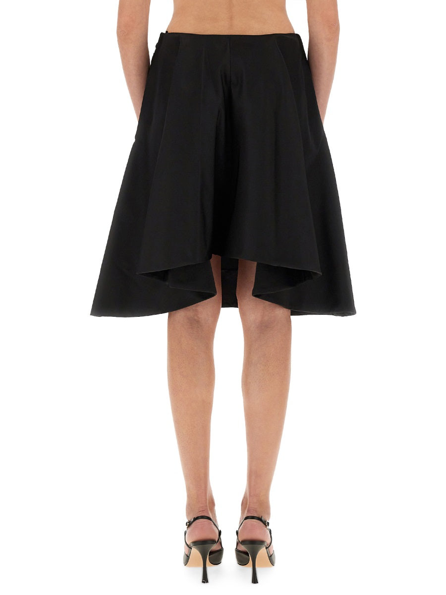 Alexander Mcqueen Women Flared Midi Skirt