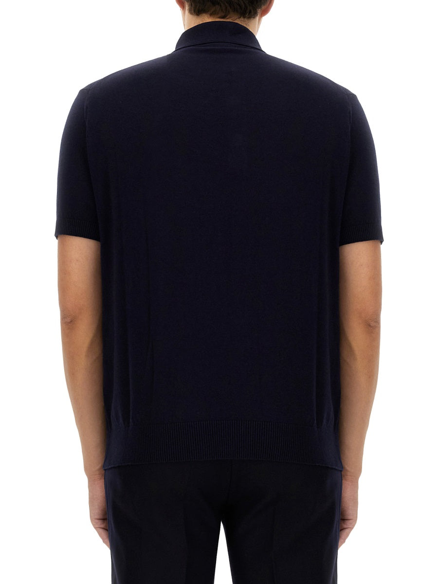 Etro Men Polo Shirt With Pegasus Embroidery