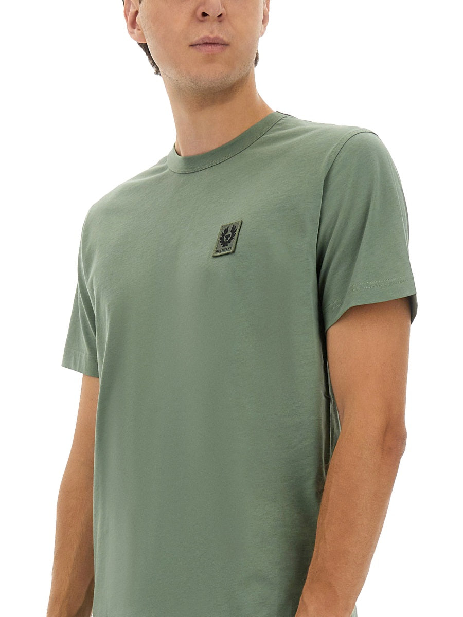 Belstaff Men T-Shirt With Logo Patch