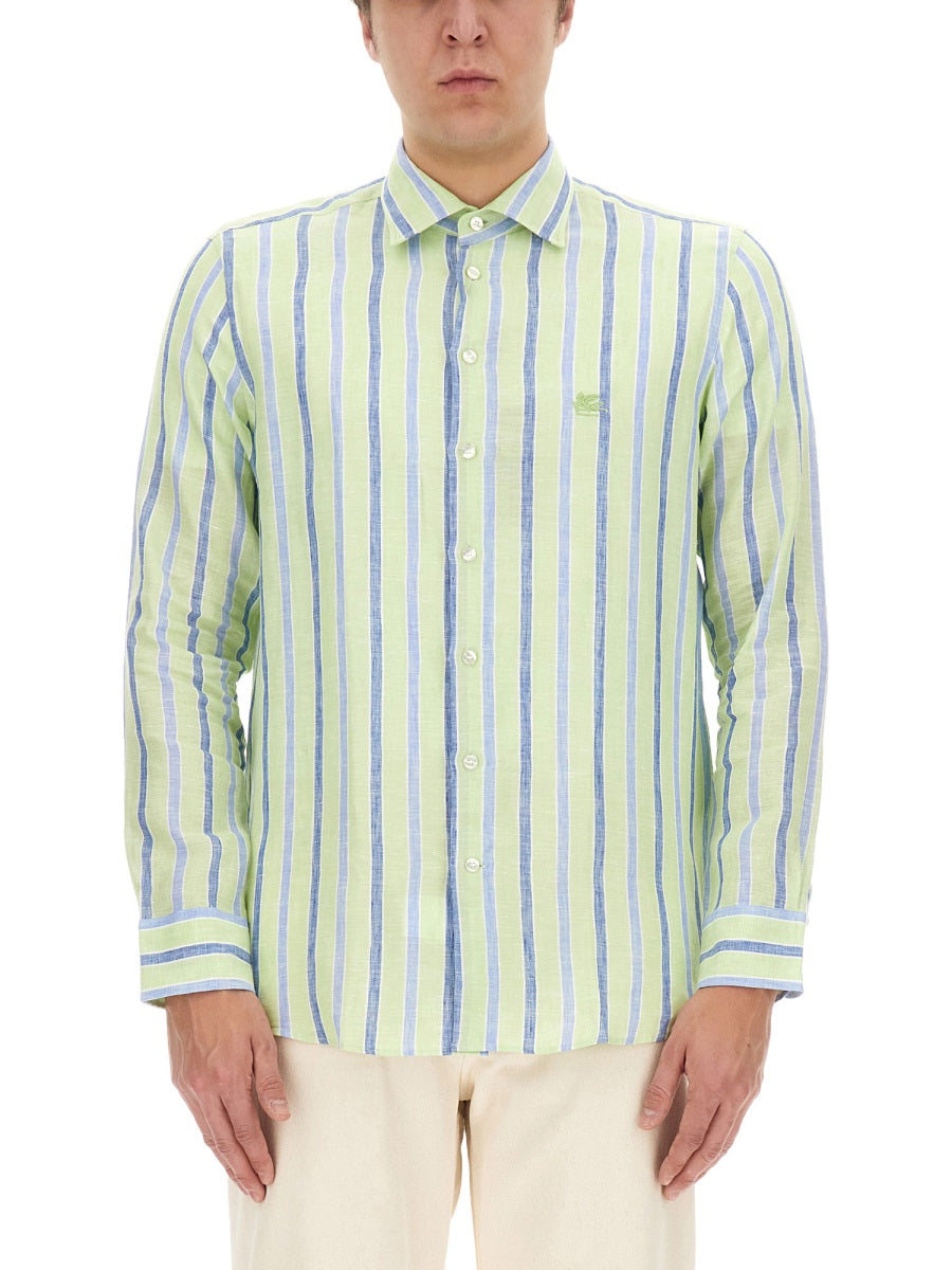 Etro Men Pegasus Logo Shirt