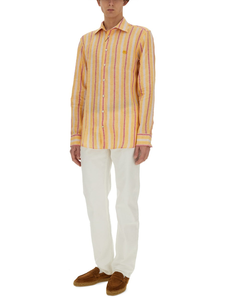 Etro Men Pegasus Logo Shirt