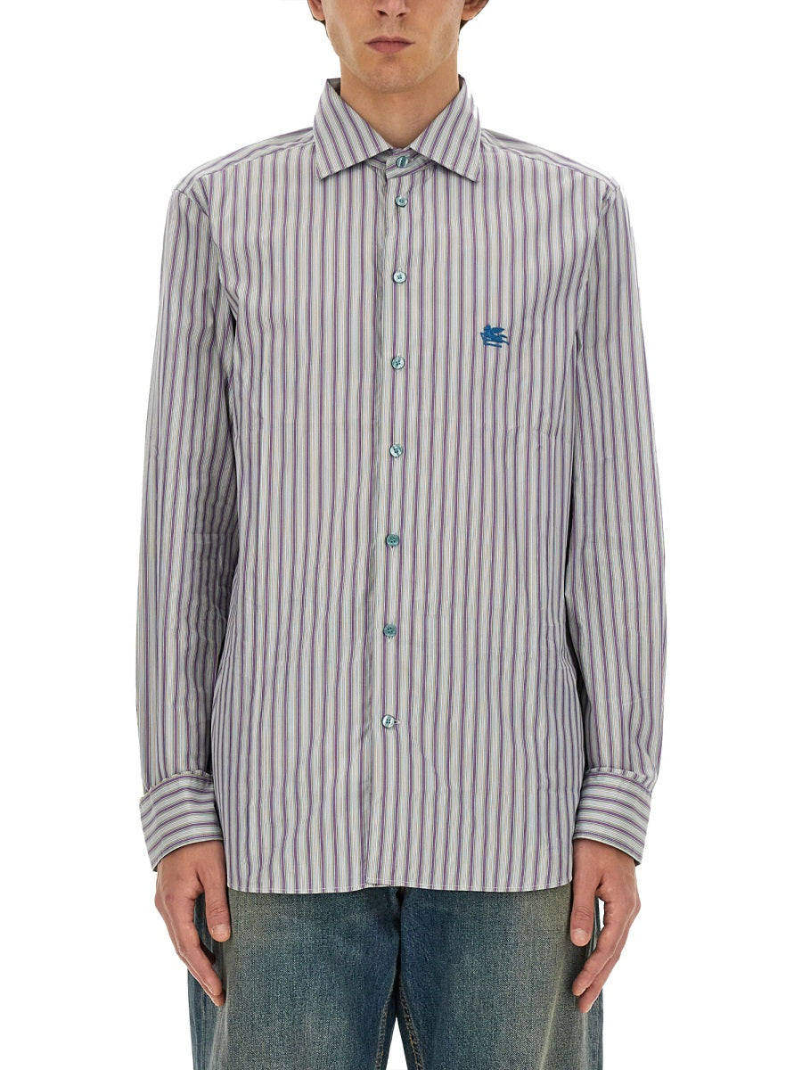 Etro Men Pegasus Logo Shirt