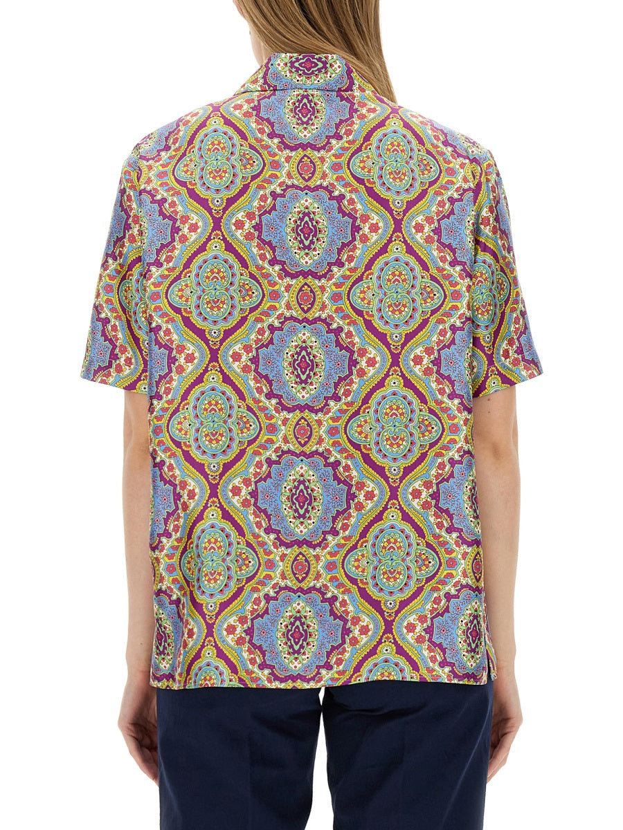 Etro Women Printed Silk Shirt