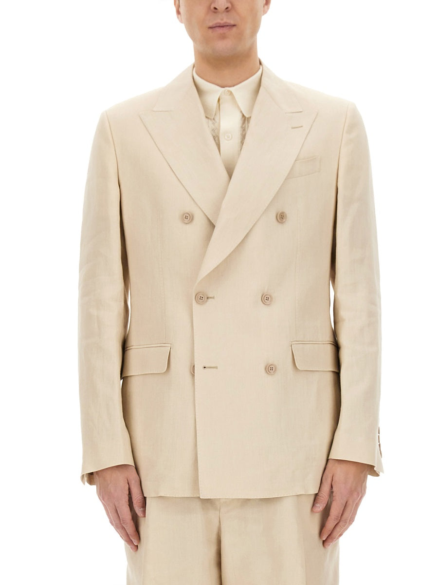 Dolce & Gabbana Men Double-Breasted Jacket