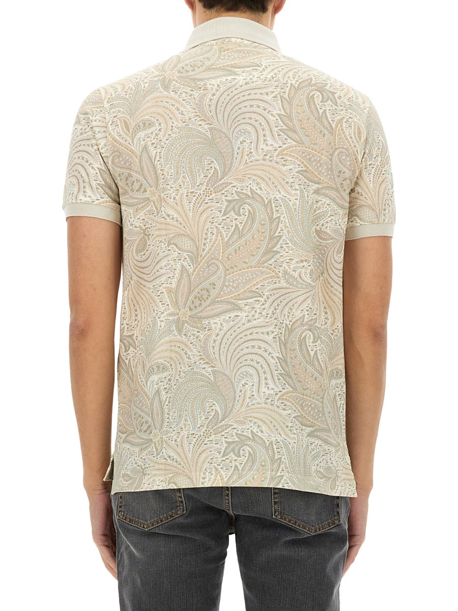 Etro Men Polo Shirt With Print