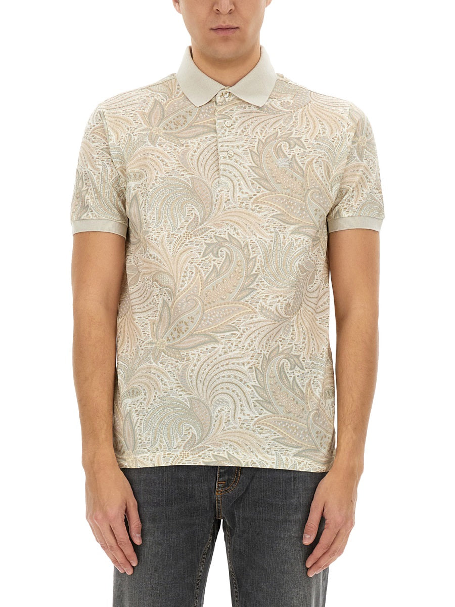 Etro Men Polo Shirt With Print