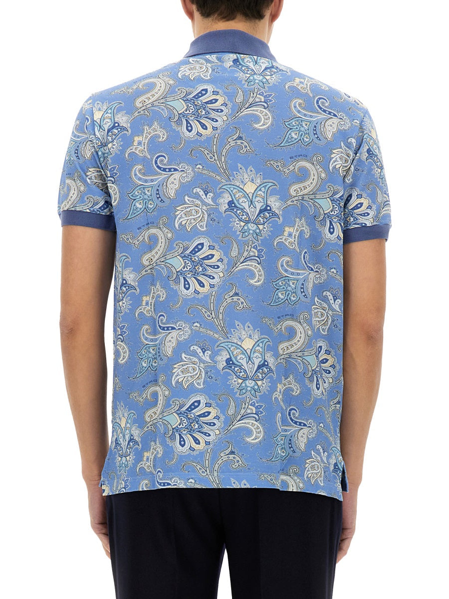 Etro Men Polo Shirt With Print