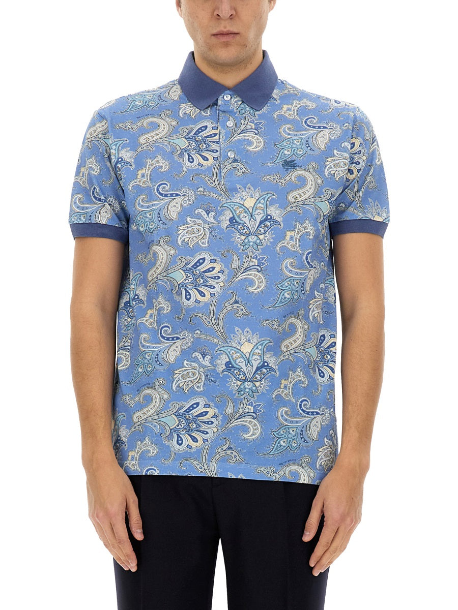 Etro Men Polo Shirt With Print