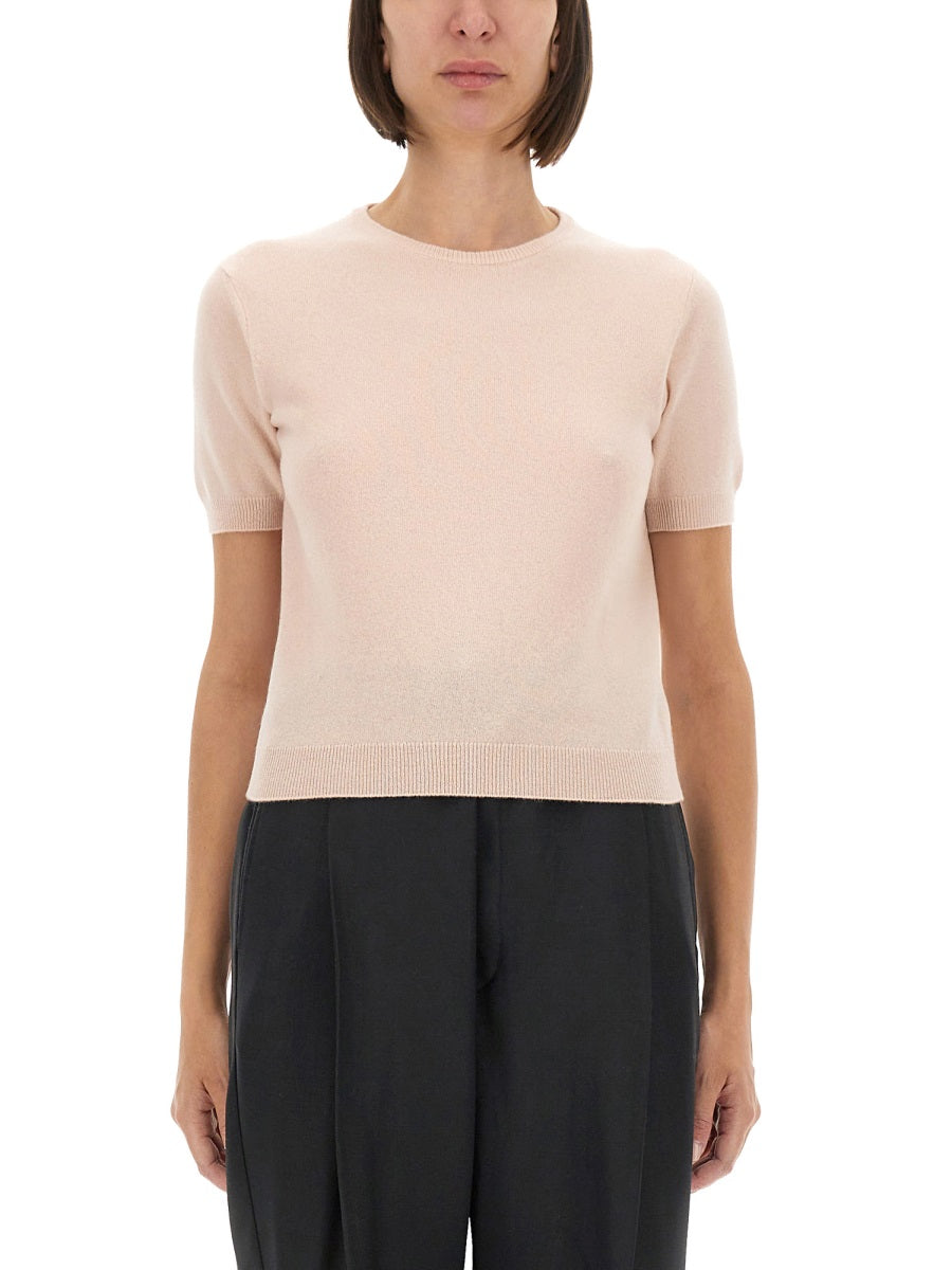 Maison Margiela Women Wool Crew Neck T-Shirt