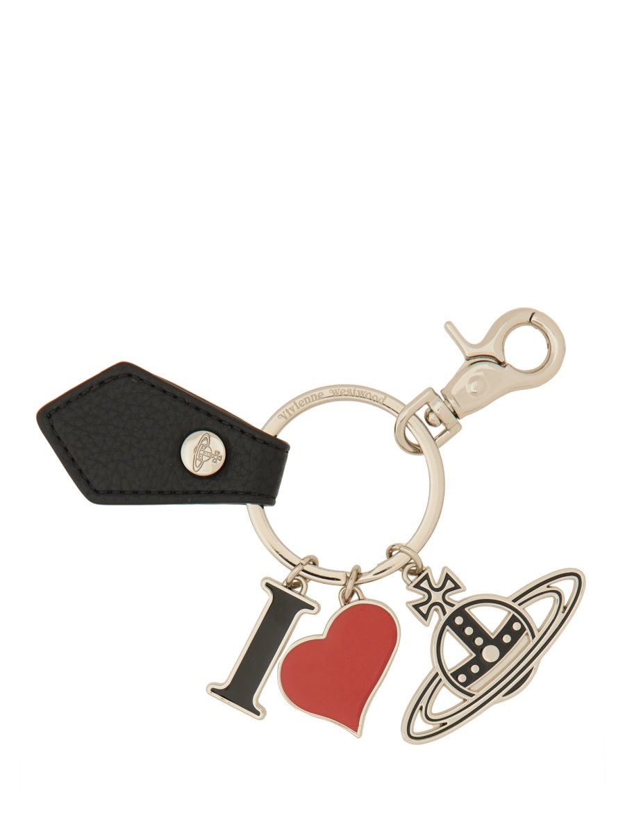 Vivienne Westwood Unisex "I Love Orb" Keychain