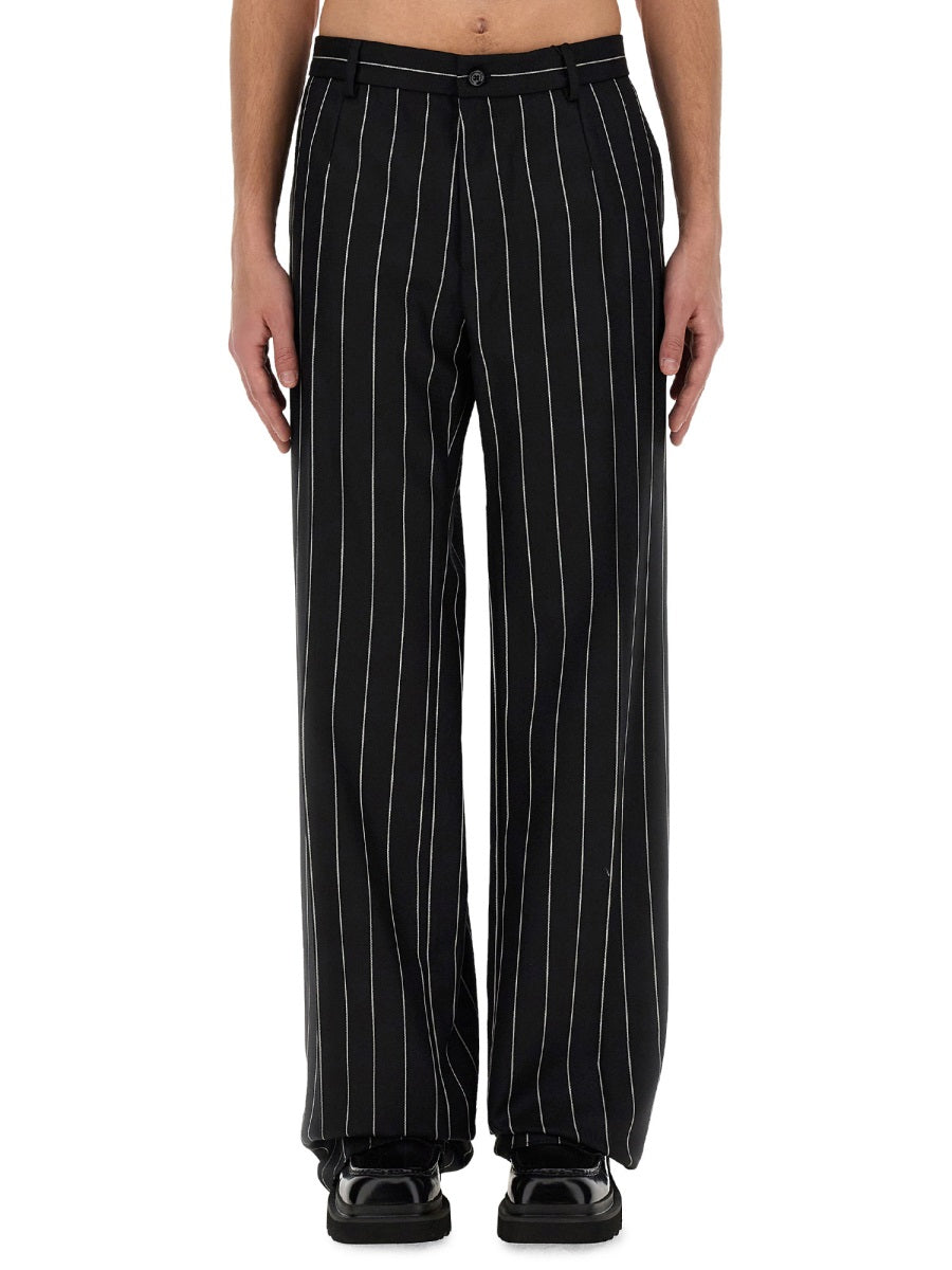Dolce & Gabbana Men Pinstripe Pants