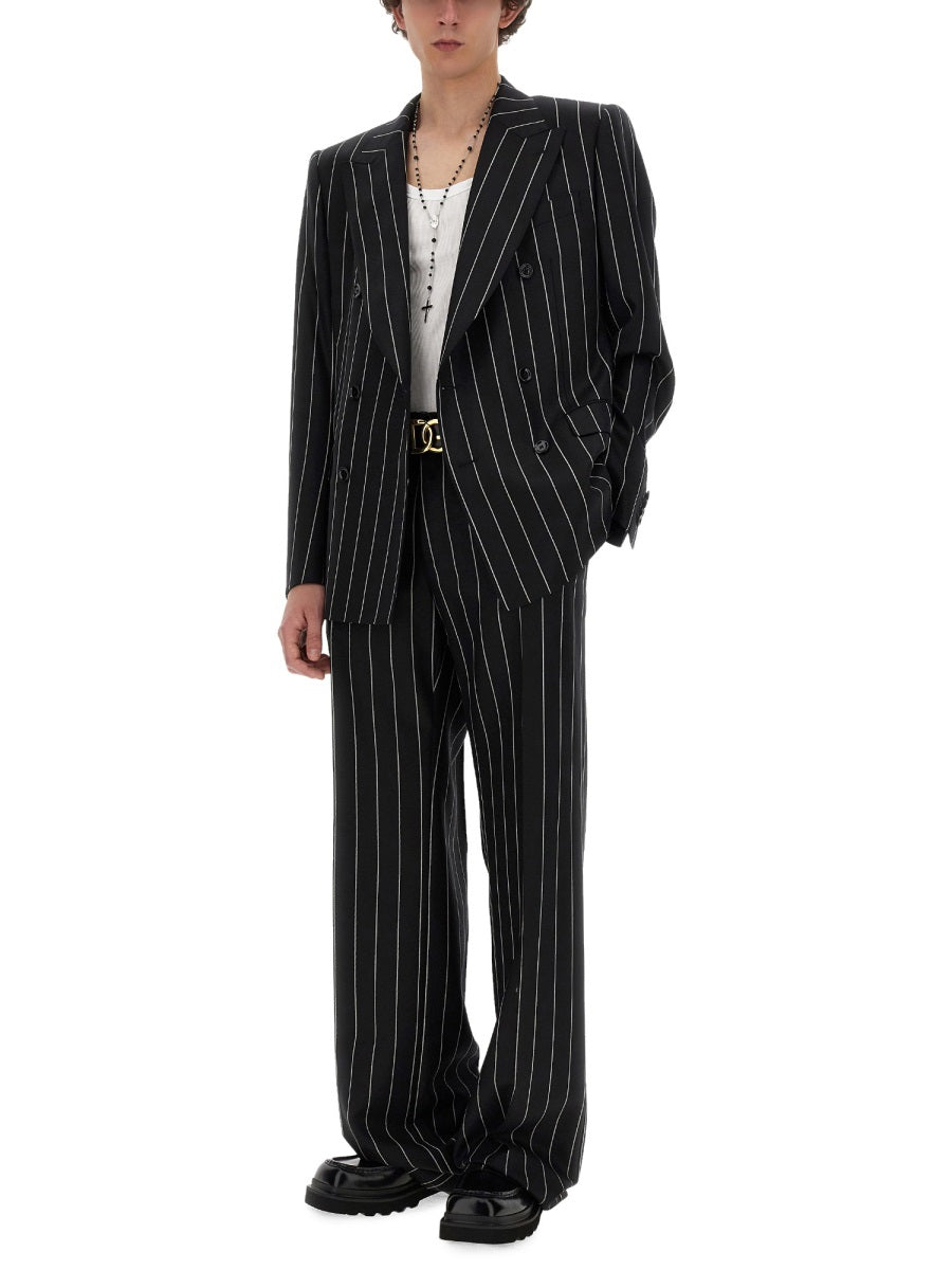 Dolce & Gabbana Men Pinstripe Pants