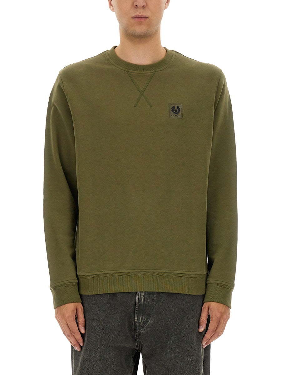 Belstaff Men Sweatshirt With Logo Patch