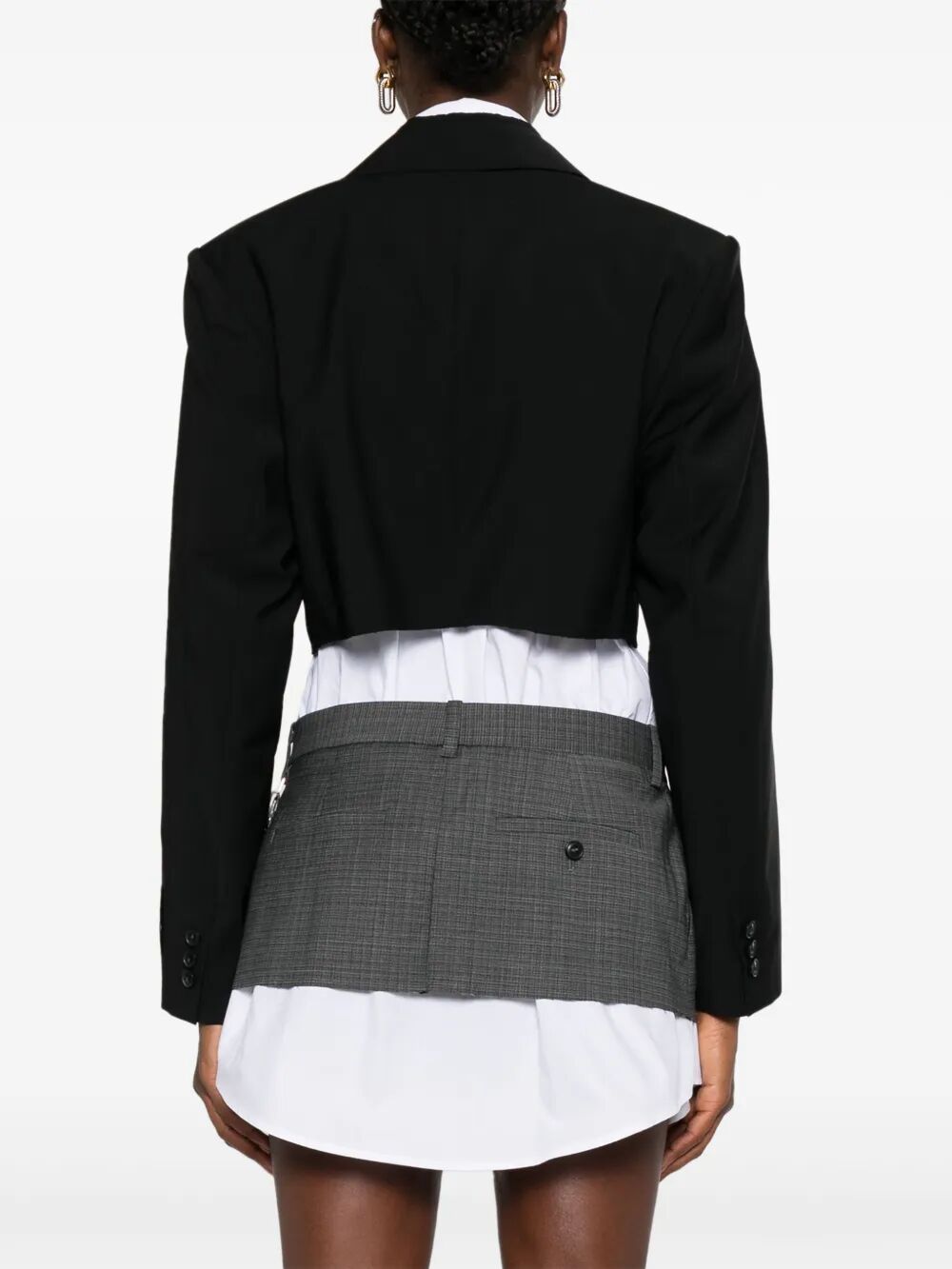 Alexander Wang Women Cropped Blazer With Chain