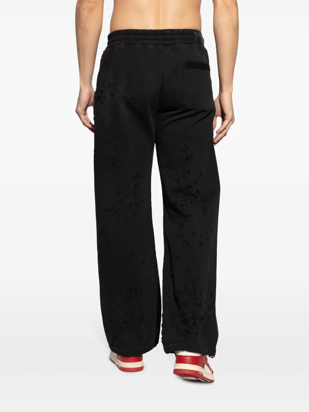 Amiri Men "Ma Shotgun Embroidered" Straight Sweatpant