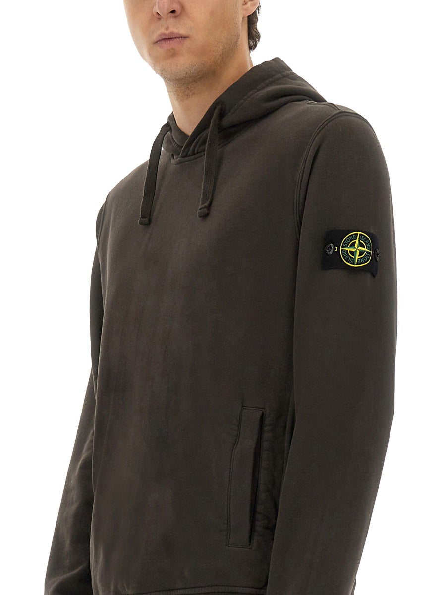 Stone Island Men Cotton Fleece Sweatshirt