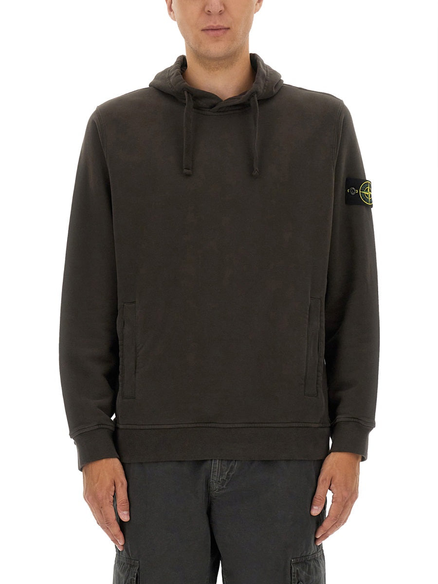 Stone Island Men Cotton Fleece Sweatshirt