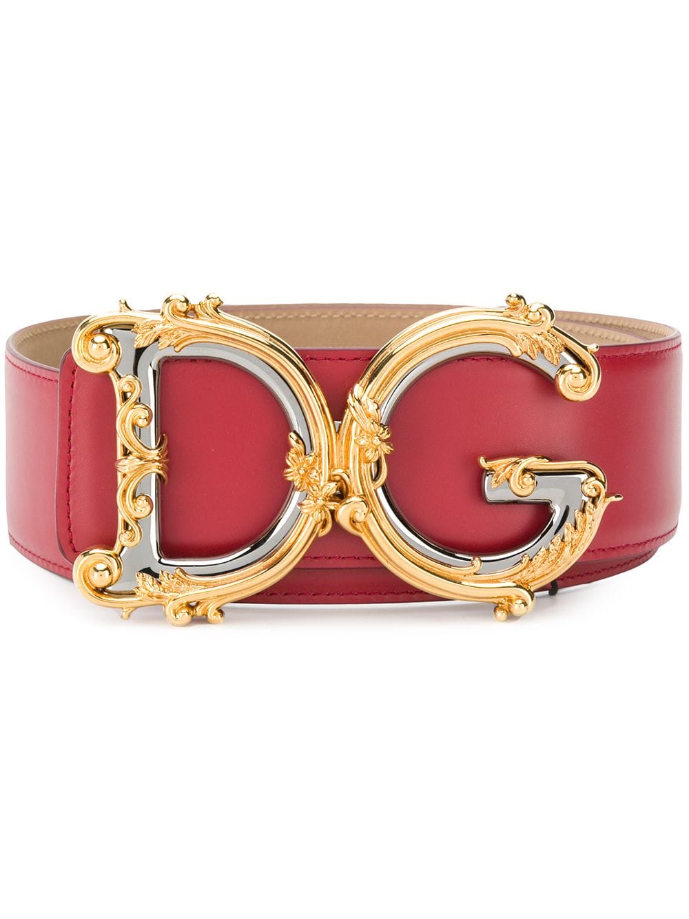 Dolce & Gabbana Women Belt With Red Dg