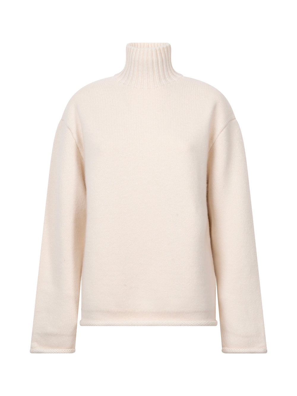 Bottega Veneta Women Textured Cashmere Hign Neck Jumper