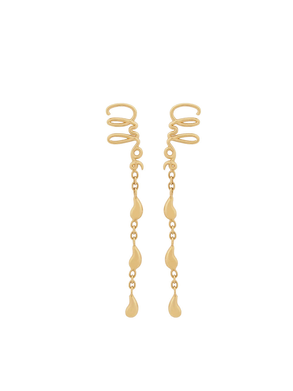 Chloe Women Chloe` Logo Earrings