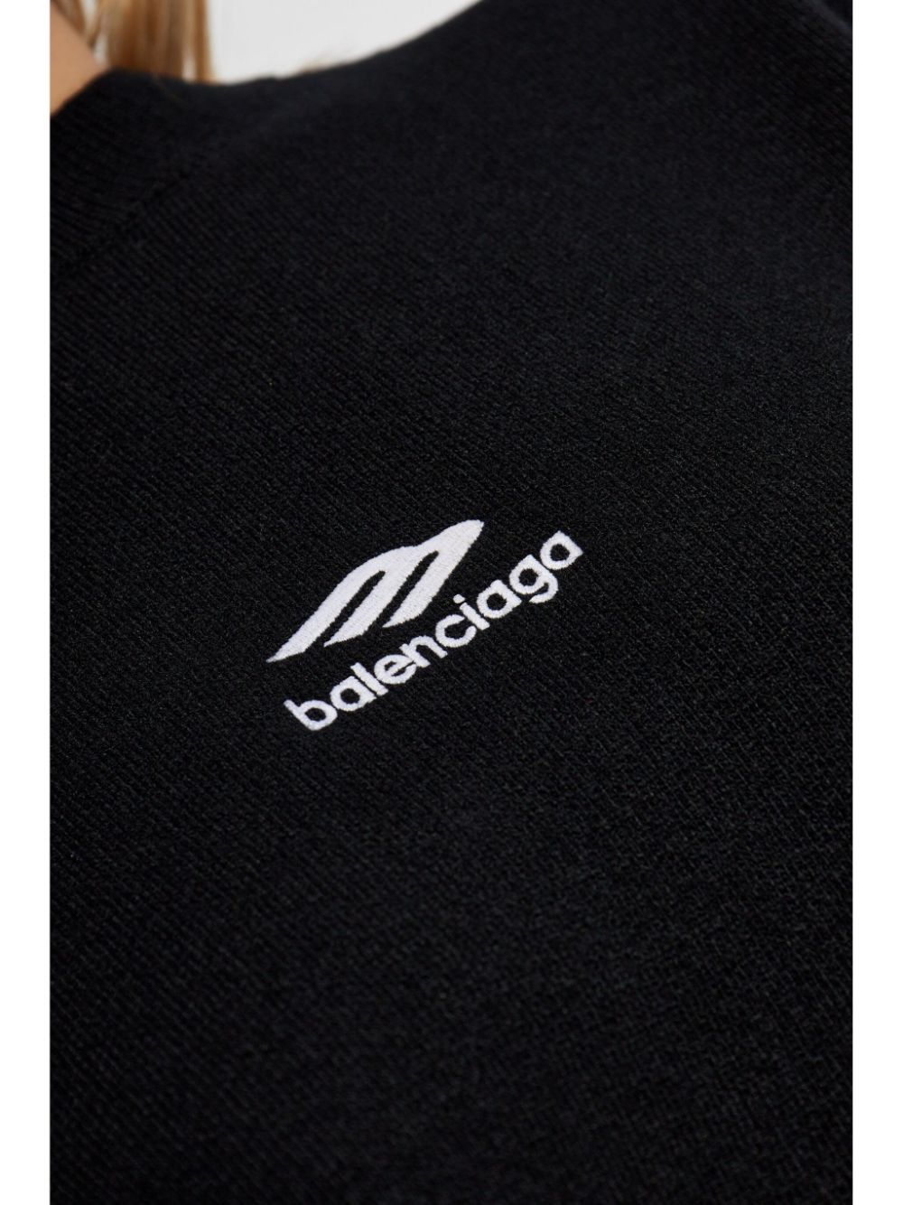 Balenciaga Women Wool Knitted Ski Crewneck