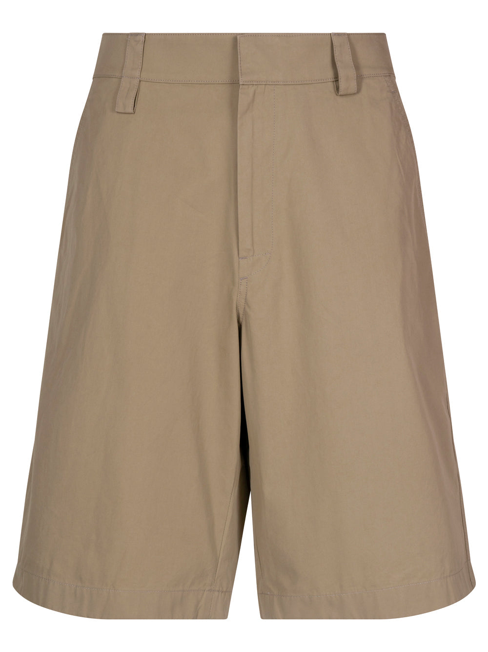 Bottega Veneta Men Light Cotton Twill Bermuda Shorts