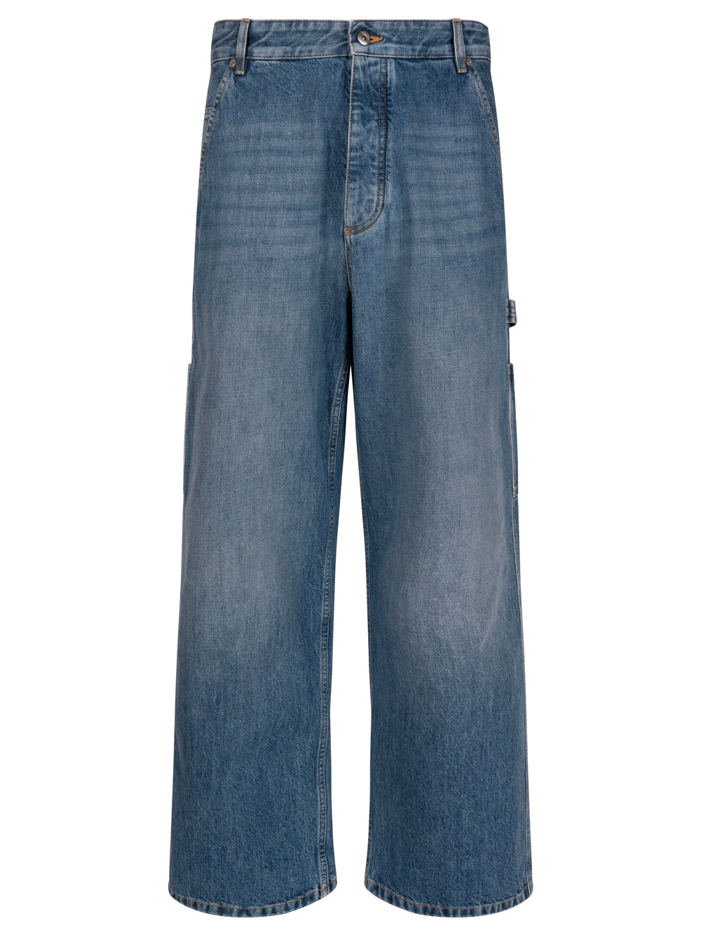 Bottega Veneta Men Vintage Indigo Cargo Jeans