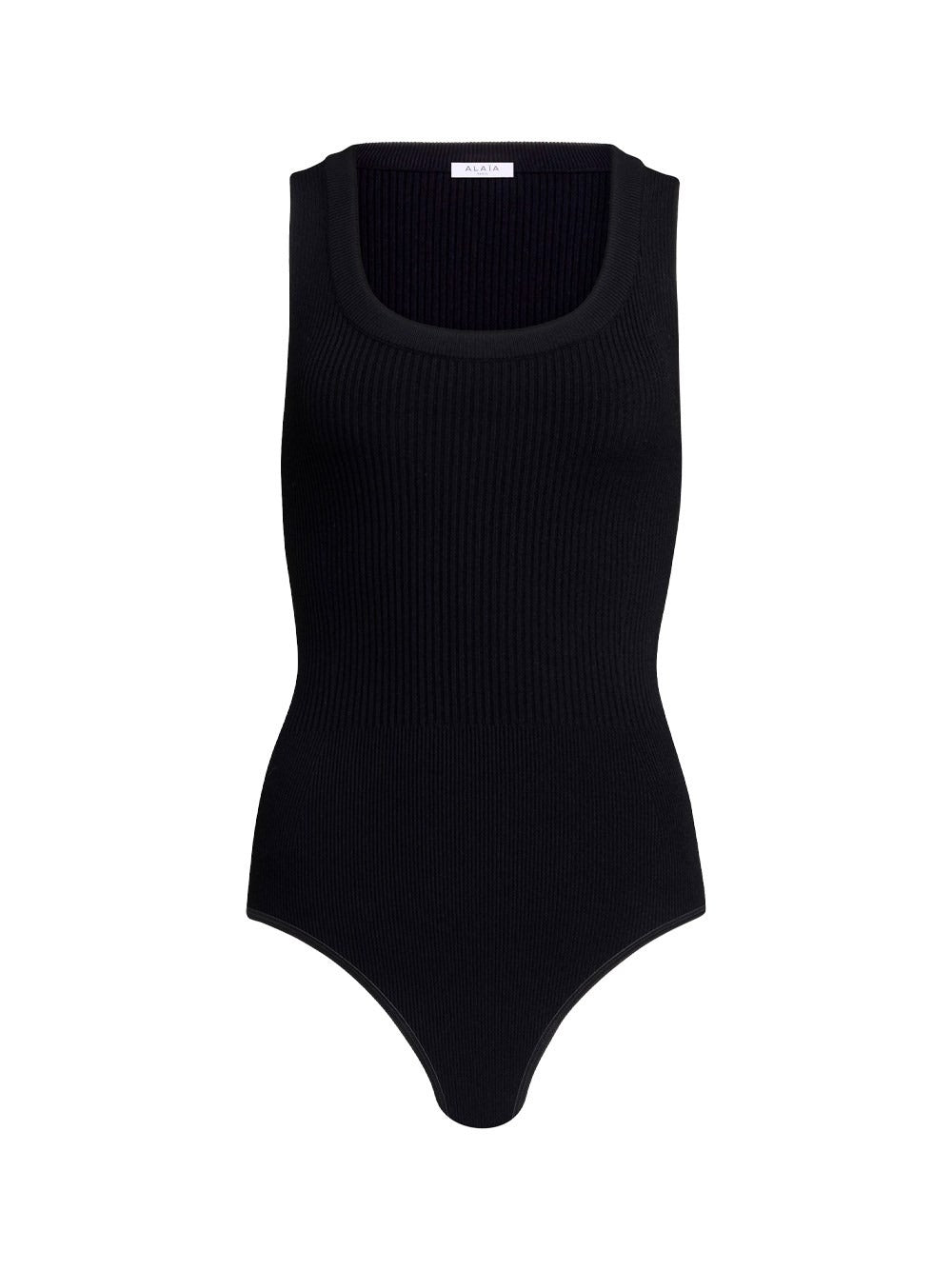 Alaia Women Sleeveless Ribbed Knit Bodysuit